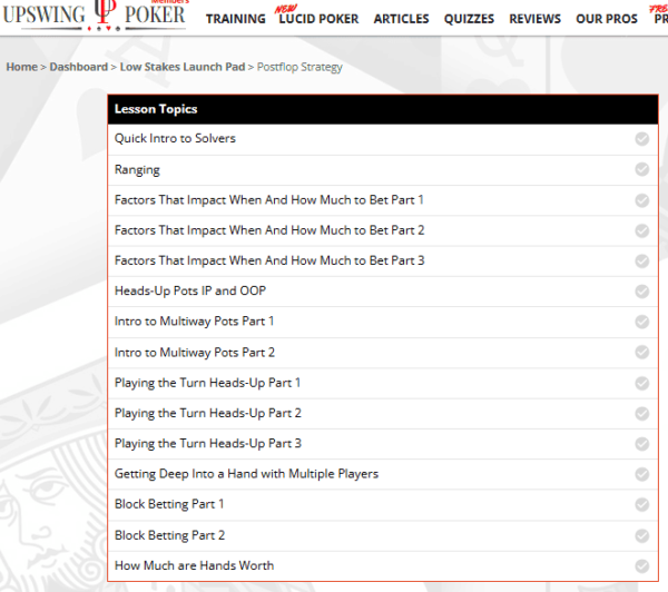 Upswing Poker Lab: Low Stakes Launch Pad 2025 - Image 5