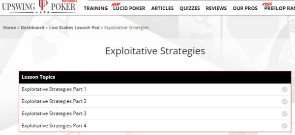 Upswing Poker Lab: Low Stakes Launch Pad 2025 - Image 4