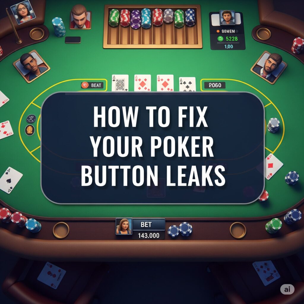 How to fix your poker button leaks