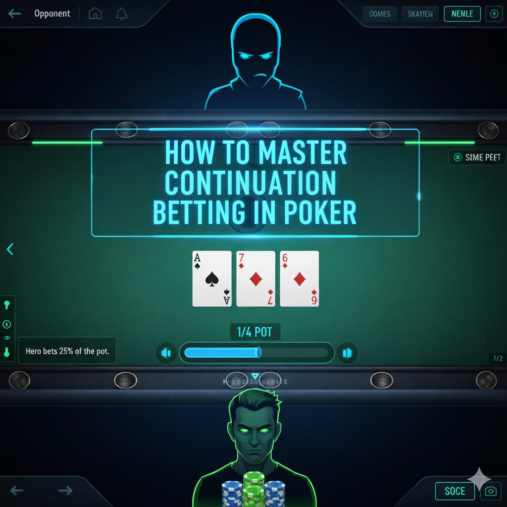 How To Master Continuation Betting Continuation betting